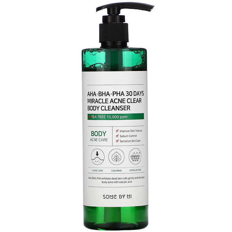 Some by Mi AHA BHA PHA Miracle Acne Body Cleanser 400 ml Gel de dus anti-acnee