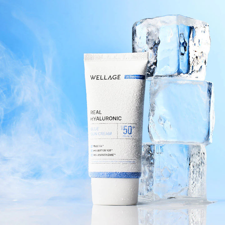 Wellage Real Hyaluronic Blue Sun Cream SPF50+/PA++++ 50 ml