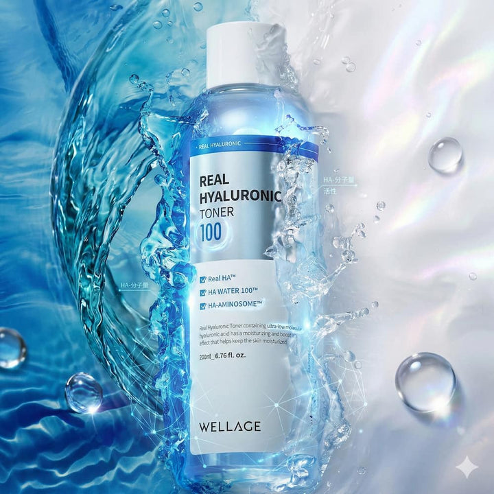 Wellage Real Hyaluronic 100 Toner 200 ml