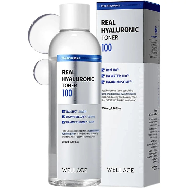 Wellage Real Hyaluronic 100 Toner 200 ml