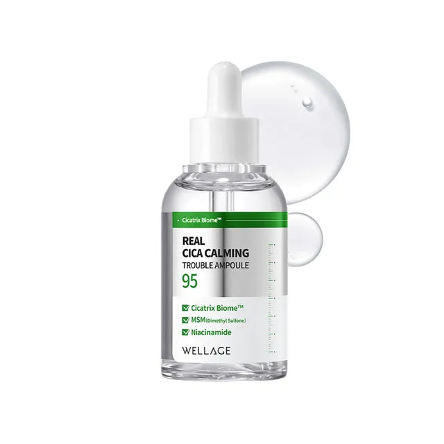 Wellage Real Cica Calming 95 Trouble Ampoule 50ml
