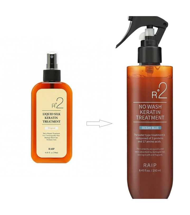 R2 Keratin Treatment - 2 in 1 - Tratament reparator & Protectie termica 250 ml