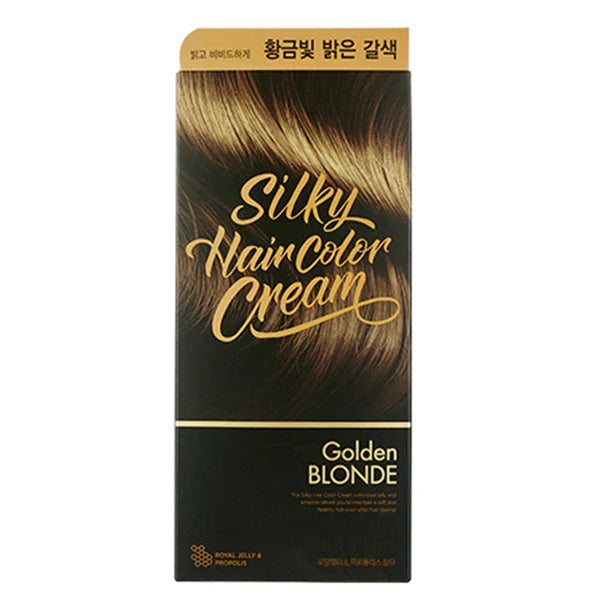 The Face Shop Silky Vopsea de par Golden Blonde/ Saten deschis auriu 120g