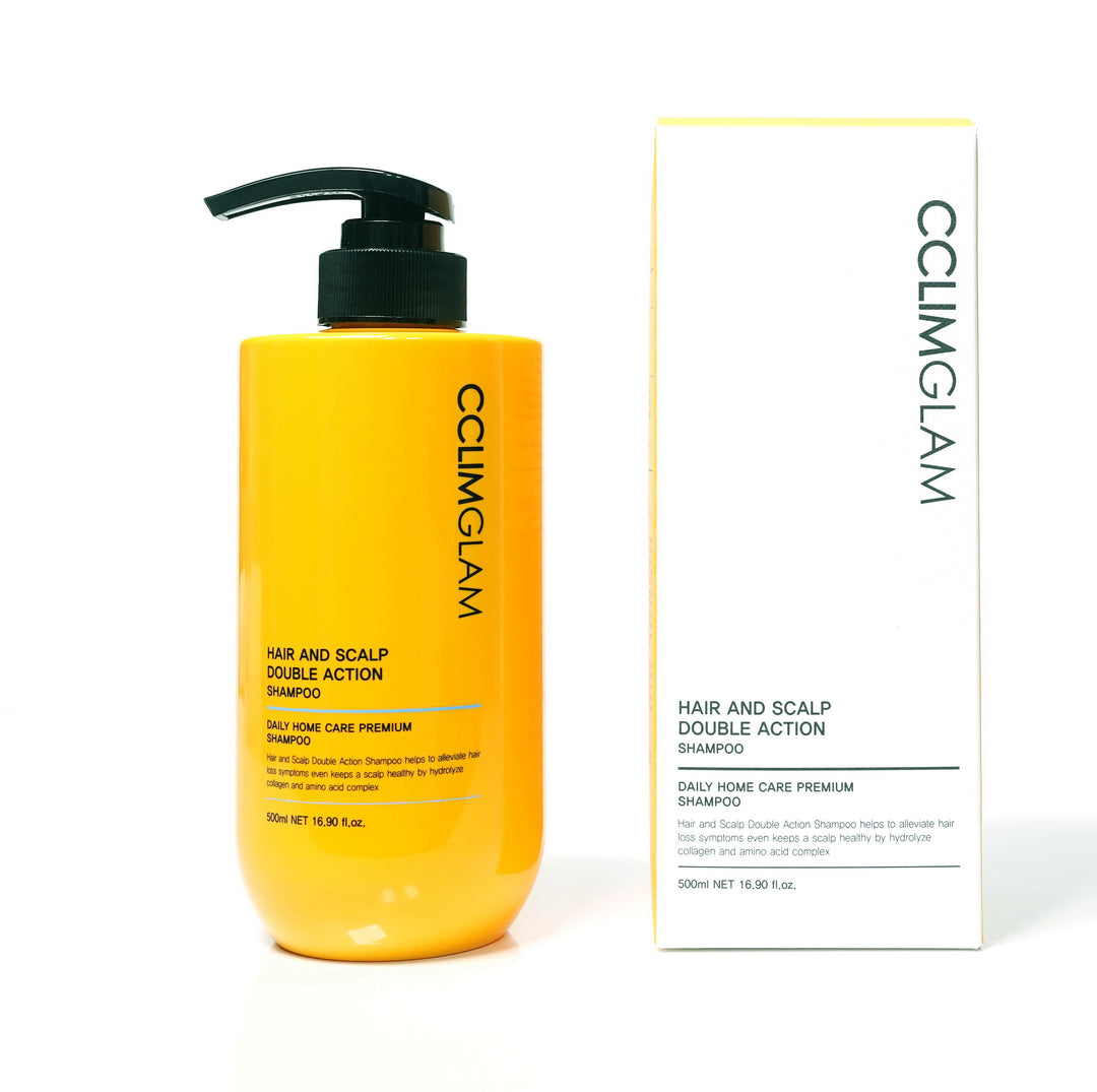 CCLIMGLAM Hair & Scalp Double Action Sampon-crema Premium anti-cadere 500 ml