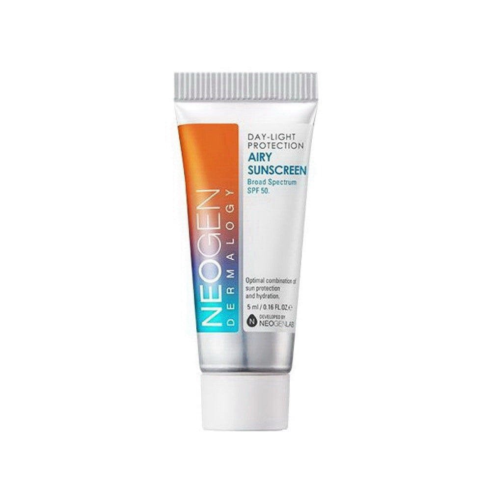 Neogen Dermalogy Day-light Protection Airy Sunscreen Spf 50+ / Broadspectrum 5 ml travel size